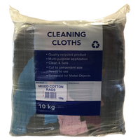 Cotton Rags HI-TEC Bag of Mixed  10KG - RAGS10KG