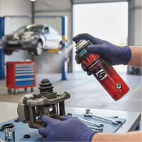 Hammersley Red Rubber Grease 400g Aerosol | Industrial Rubber Lubricant & Protectant | H1067