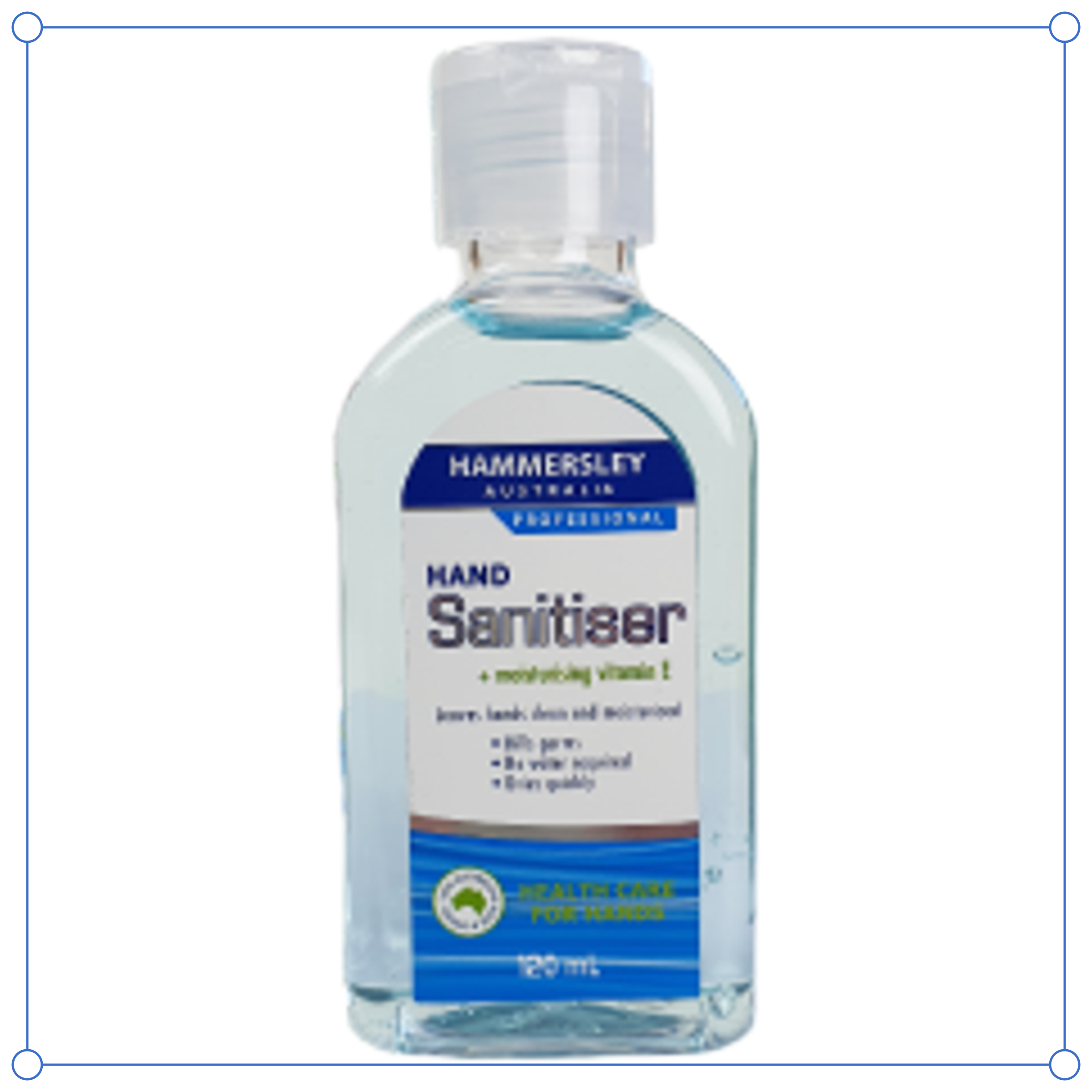 Hammersley Hand Sanitiser Gel 120ml Bottle Ethanol Based – 300-0100-05
