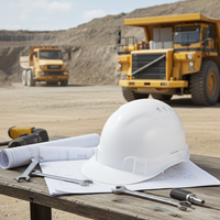 Hard Hat Pro Choice 6 Point Vented Pushless - White HHV6-W