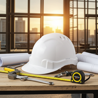 Hard Hat Pro Choice 6 Point Vented Pushless - White HHV6-W