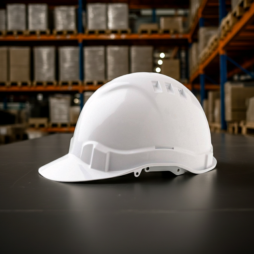 Hard Hat Pro Choice 6 Point Vented Pushless - White HHV6-W