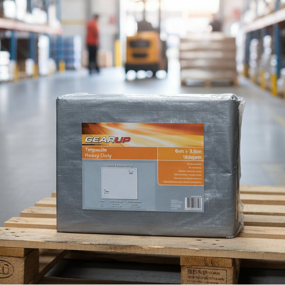Heavy Duty Tarpaulin Gearup Reinforced 6m x 3.6m - GUHDT4
