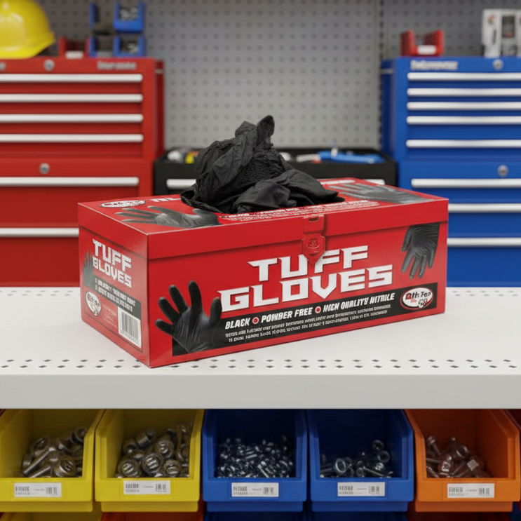 Hi-Tec Nitrile Powder Free Disposable Gloves Box of 100