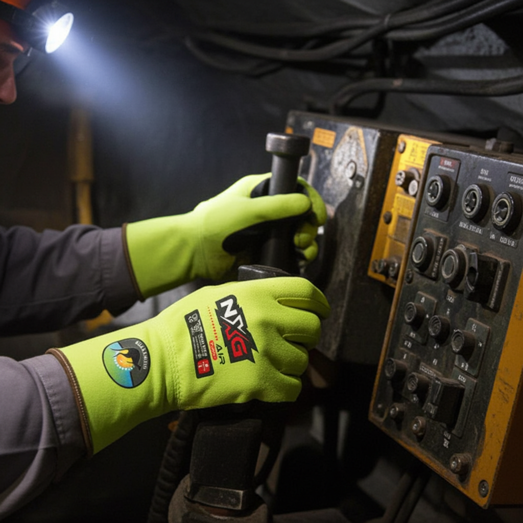 Hi-Vis Nitrile Safety Gloves -Blackroo Community Charity - NXG Air - Pack of 6