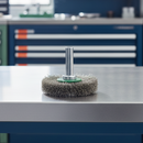 Klingspor BRS600W Wheel Brush with Shaft 40mmx9mm SS - 358358