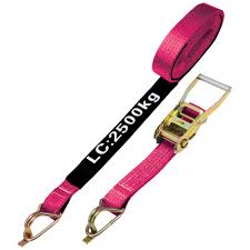 LINQ Pink Ratchet Tie Down Strap 50mmx9m 2.5T – RTDJ509-P
