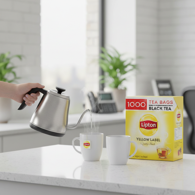 Lipton Tea Bags - Black - Yellow Label Quality Tagged Carton 1000