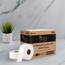 Toilet Tissue Roll Livi 1100E Essentials  2 Ply Jumbo White - 8 Rolls