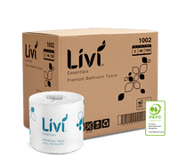 Bathroom Toilet Tissue LIVI 1002 Premium 700 Sheets 2 Ply - 48 Rolls