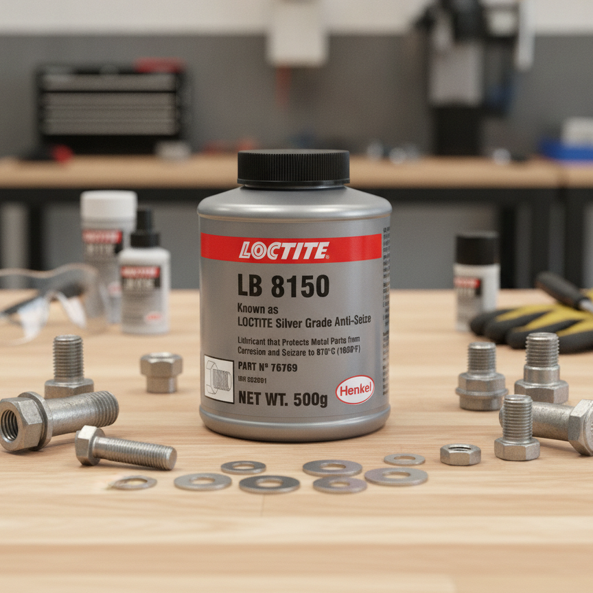 Loctite LB 8150 Silver Grade Anti Seize 500g LB8150