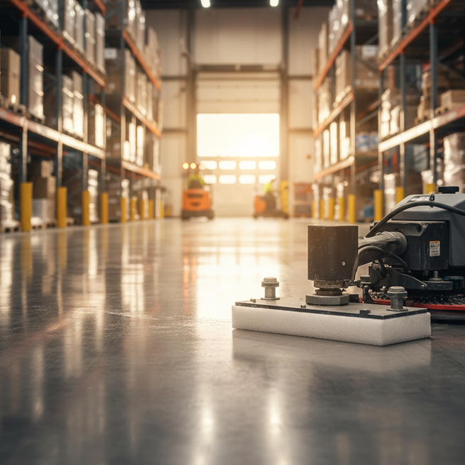 Oates Eager Beaver Floor Pad White Pack 10