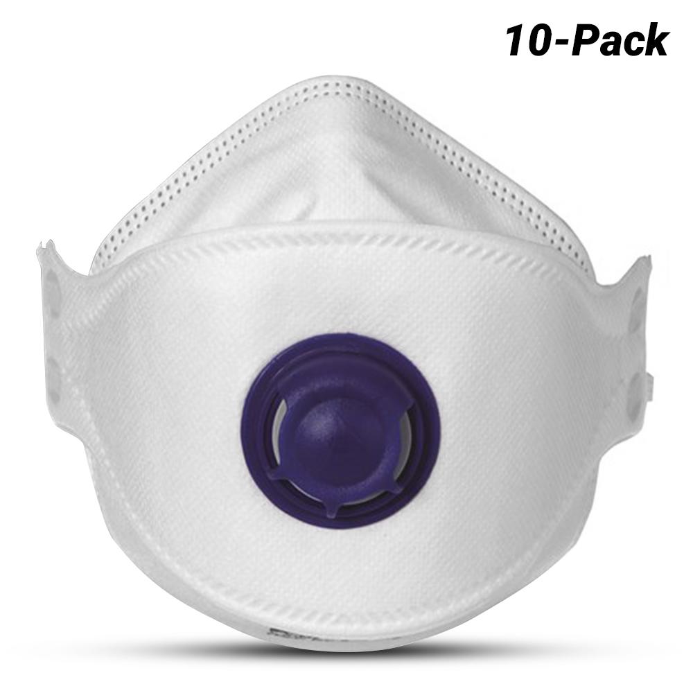 Respirator Mask P2 Pro Choice Flat Fold Valved - Box of 10 PCFFP2V
