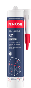 PENOSIL Bau Silikon 362 Multipurpose Building Silicone White 300mL | 4061262773664