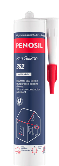 PENOSIL Bau Silikon 362 Multipurpose Building Silicone White 300mL | 4061262773664