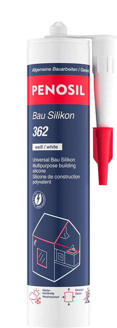 PENOSIL Bau Silikon 362 Multipurpose Building Silicone White 300mL | 4061262773664