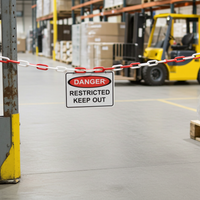 PRO CHOICE Plastic Safety Chain Red/White 8Mm X 25M PCRW825