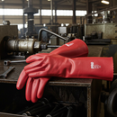 PVC Gloves Oil Resistant - PRO CHOICE- 45cm Red Large Pack of 6