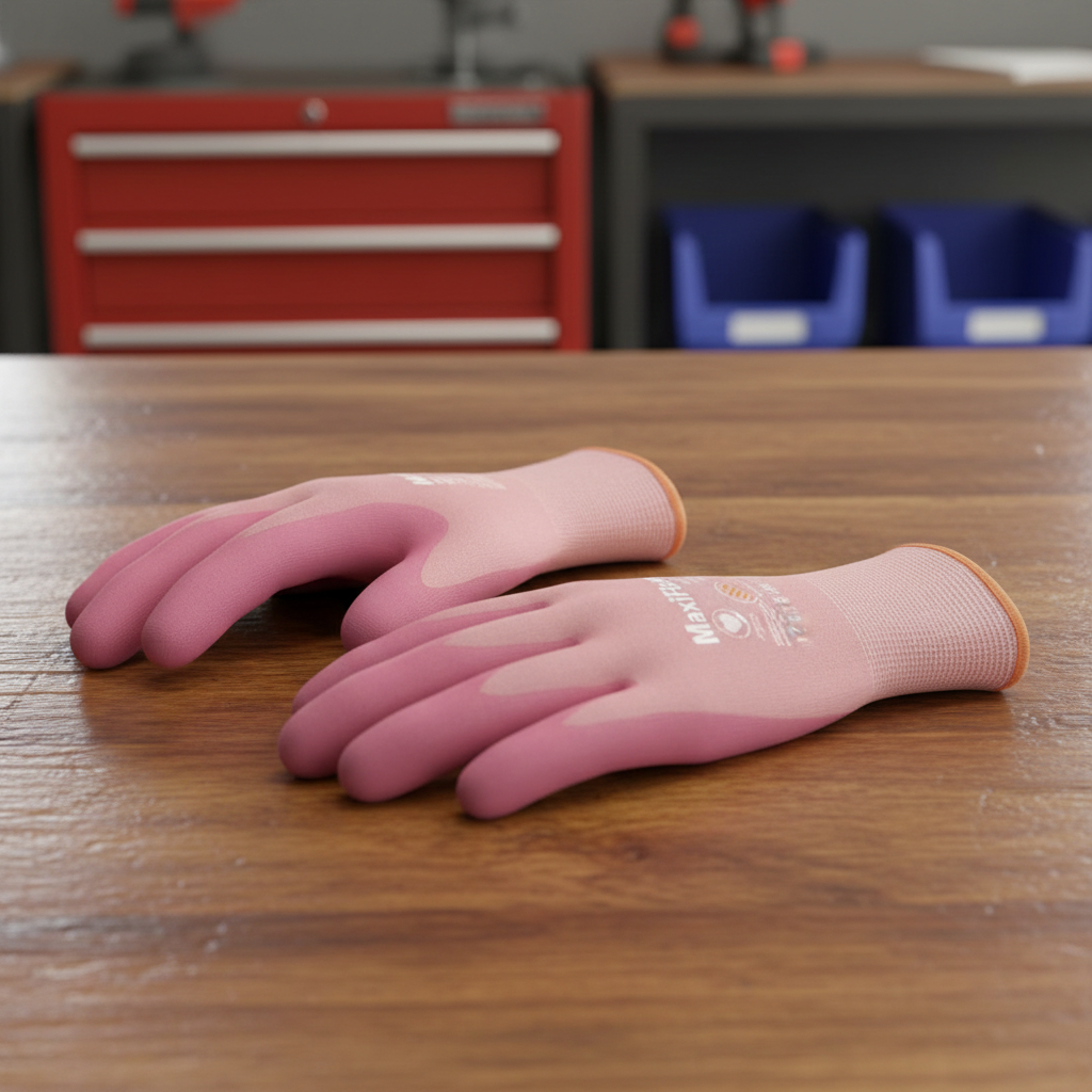 Pink ATG MaxiFlex Active Safety Gloves 34-814 – Pack of 6