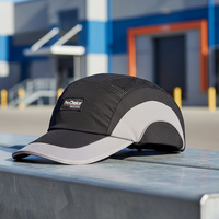 Pro Choice Safety Bump Cap with Reflective Strip - Black/Grey - BCBG
