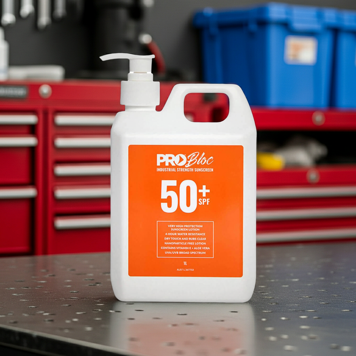Sunscreen 1L Pump Bottle Probloc Spf 50 + Pro choice SS1-50