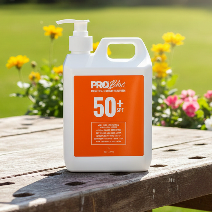 Sunscreen 1L Pump Bottle Probloc Spf 50 + Pro choice SS1-50