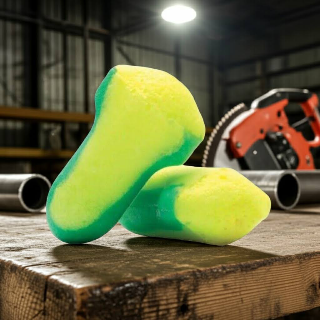 Earplugs PROSAFE Prosoft EPPSR Uncorded Class 4 25dB Green/Yellow Box of 200