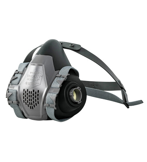Respirator Mask TRIDENT® HEXHALE® Silicone Half Face RTC3000