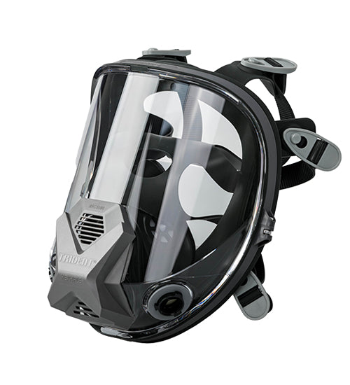 Respirator Mask TRIDENT® HEXHALE® Silicone Full Face RTC3100