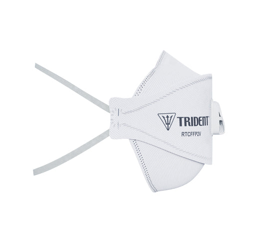 Respirator Mask P2 TRIDENT® Flat Fold Valved - Box of 20 RTCFFPV