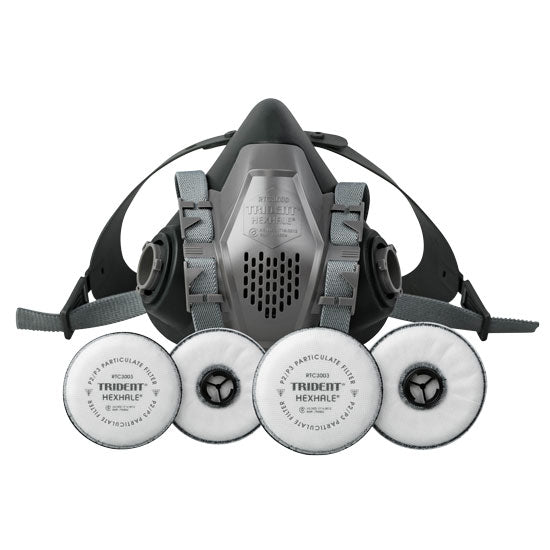 Respirator Mask TRIDENT® HEXHALE® Asbestos and Silica Dry Work Kit RTHNLOVK