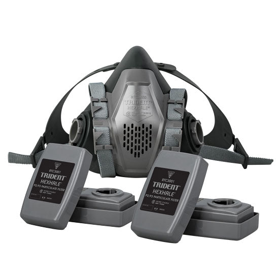 Respirator Mask TRIDENT® HEXHALE® Asbestos and Silica Wet Work Kit RTHOVAGK