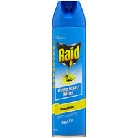 Raid Pest Odourless Flying Insect Spray Killer 350g