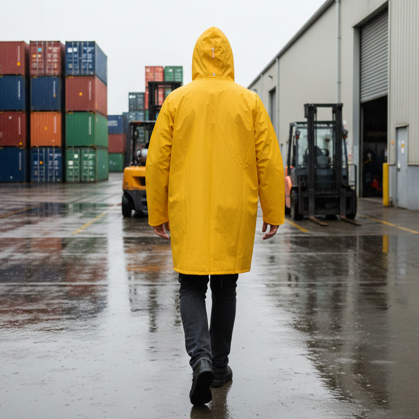 Rain Coat PVC Yellow Full Length PRO CHOICE RC