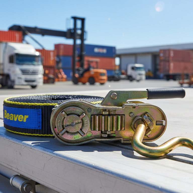 Ratchet Strap Beaver Heavy Duty Ratchet Tie Down Assembly 2500kg 9m