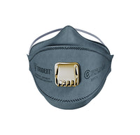 Respirator Mask P2 TRIDENT® Flat Fold Carbon Valved Box of 20 RTCFFP2CEV