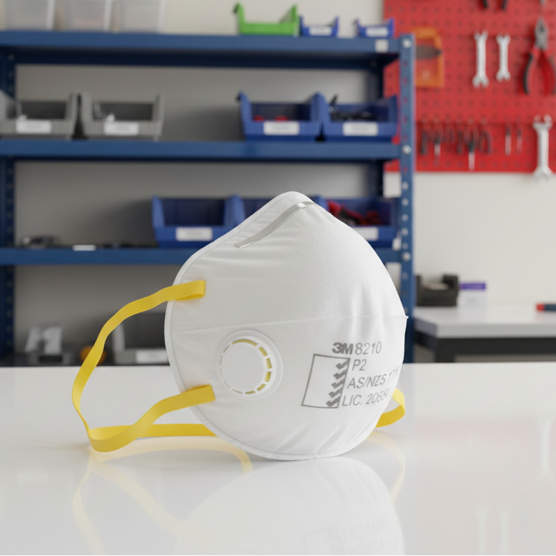 Respirator Mask P2 8210 3M Disposable CUP NON VALVED Box 20