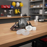 Respirator Mask TRIDENT® HEXHALE® A2P2 Organic Vapour Kit RTHOVKIT