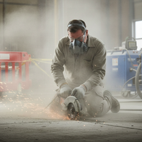 Respirator Mask TRIDENT® HEXHALE® Silicone Half Face RTC3000