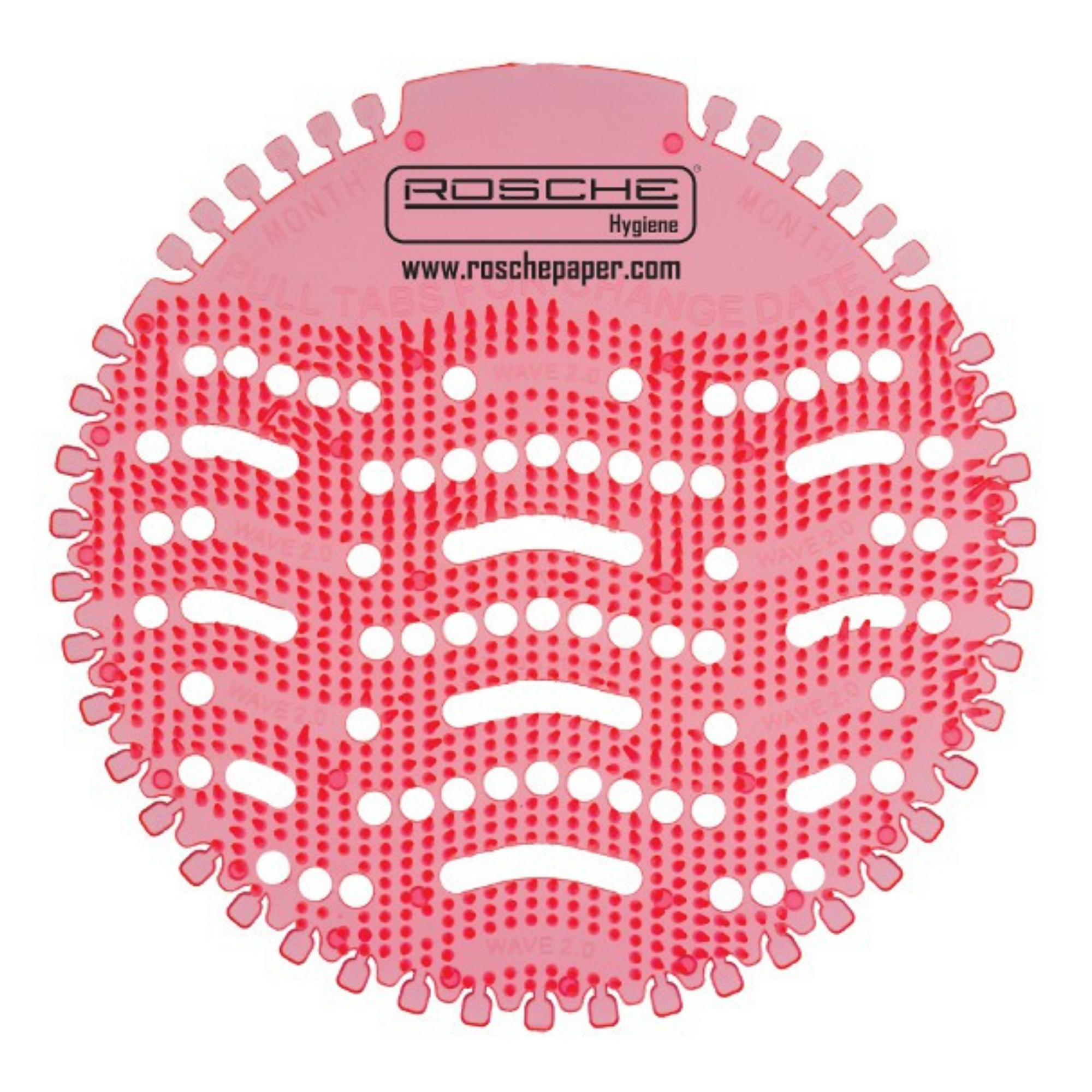 Rosche Urinal Wave 2.0 Pink Melon - Carton of 25