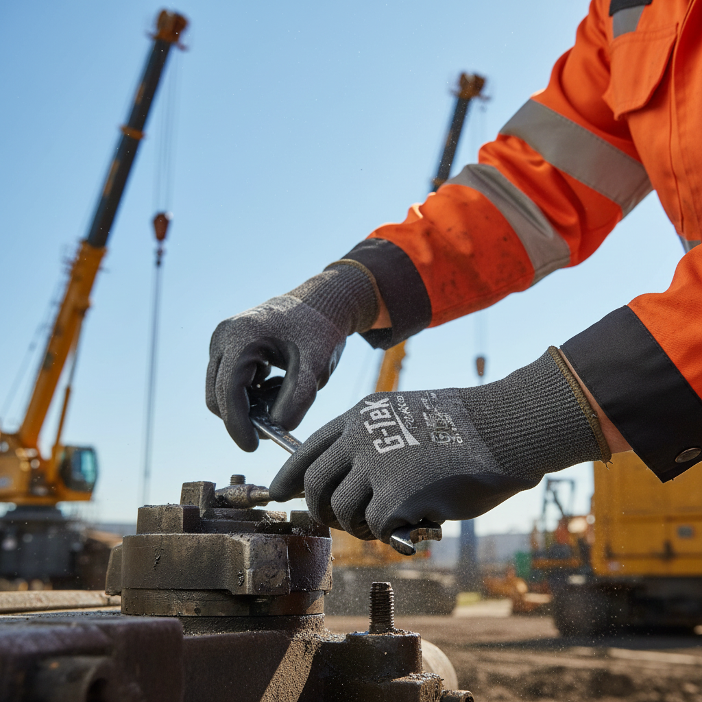 Safety Gloves G-TEK Polykor X7 Platinum F+ 18 Gauge Nitrile PPU