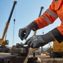 Safety Gloves G-TEK Polykor X7 Platinum F+ 18 Gauge Nitrile PPU