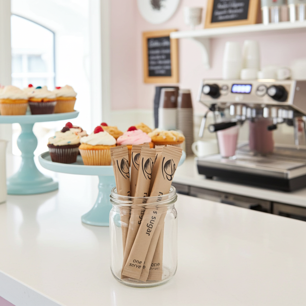 Sugar Sticks Raw Single Serve ISM 3g Qty 2000