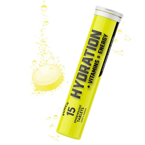 Thorzt Effervescent Hydration Vitamins & Energy Flavoured Tablets