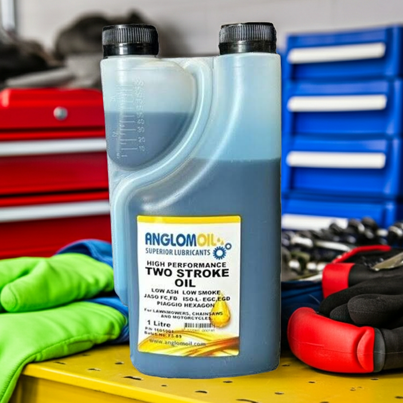 TWO STROKE OIL -  HIGH PERFORMANCE - ANGLOMOIL- 1L BOTTLE