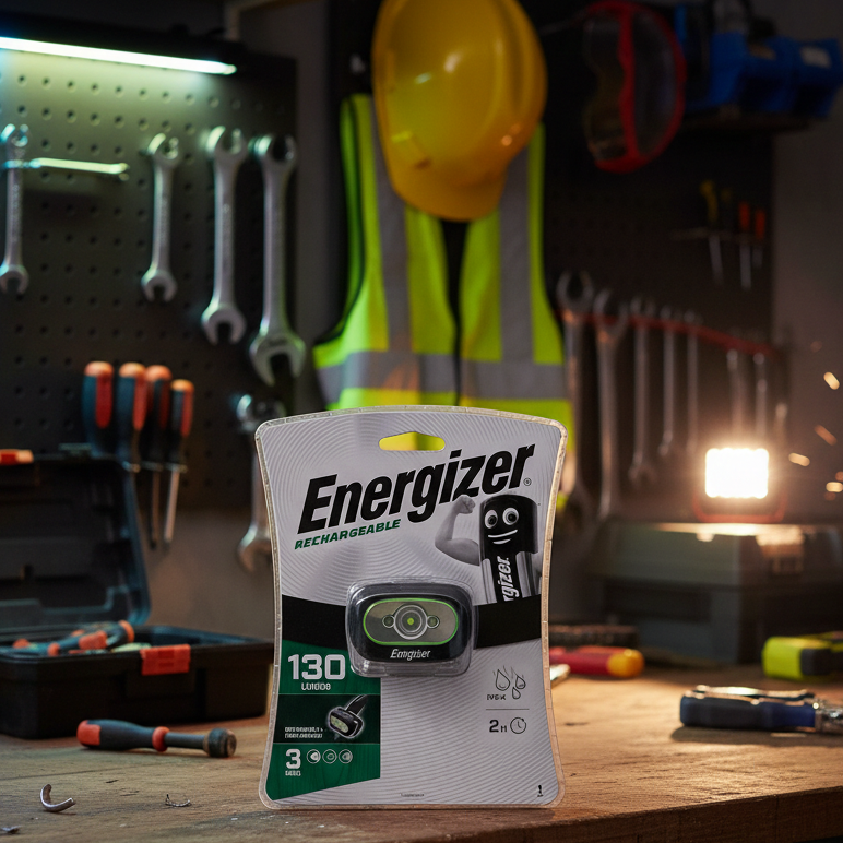 Energizer 130 Lumen Rechargeable Vision Headlight