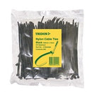 Tridon Black Cable Ties 300mm × 5mm | UV Stabilised Nylon | Pack of 500 | CTB305BK