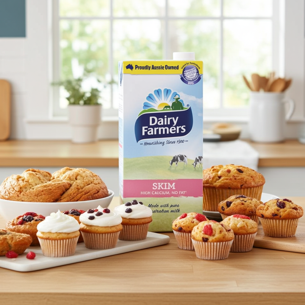 UHT Skim Milk 1 Litre Dairy Farmers