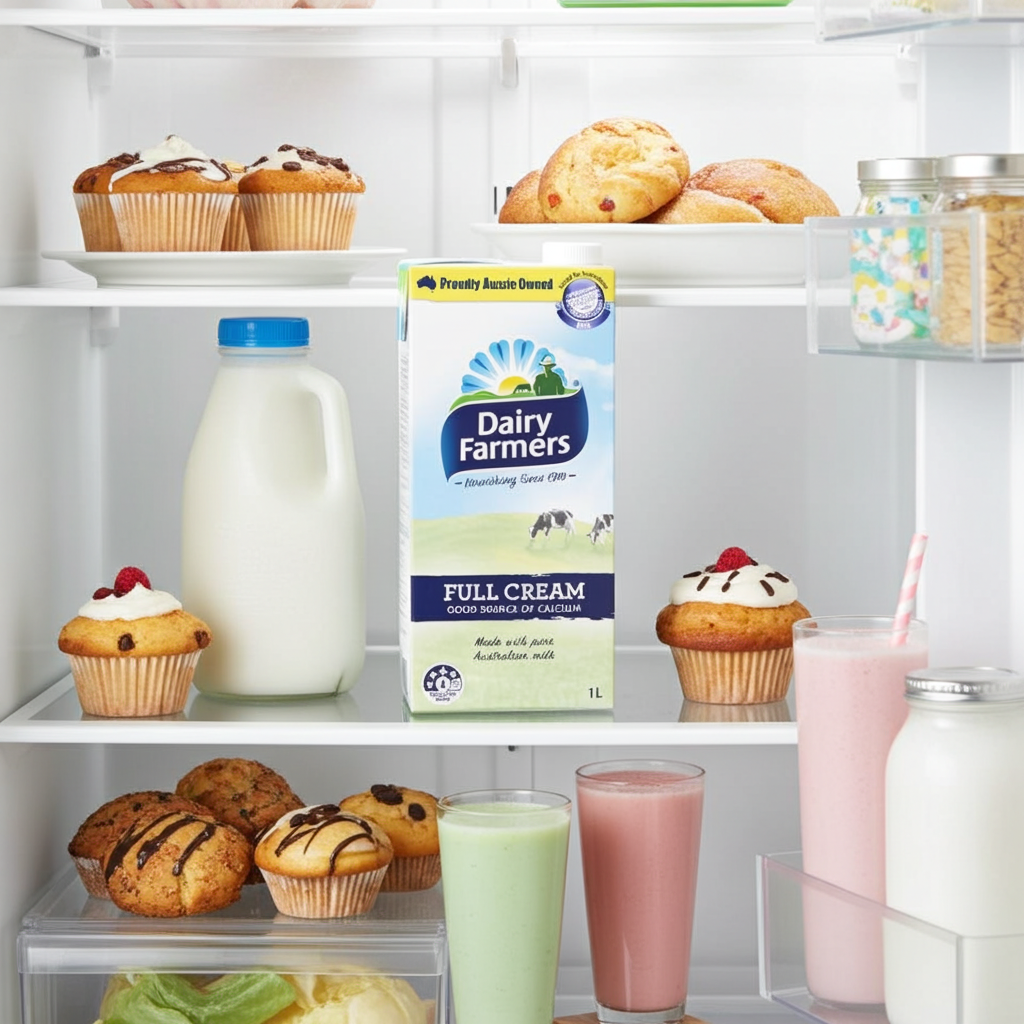 UHT Whole Milk 1 Litre Dairy Farmers