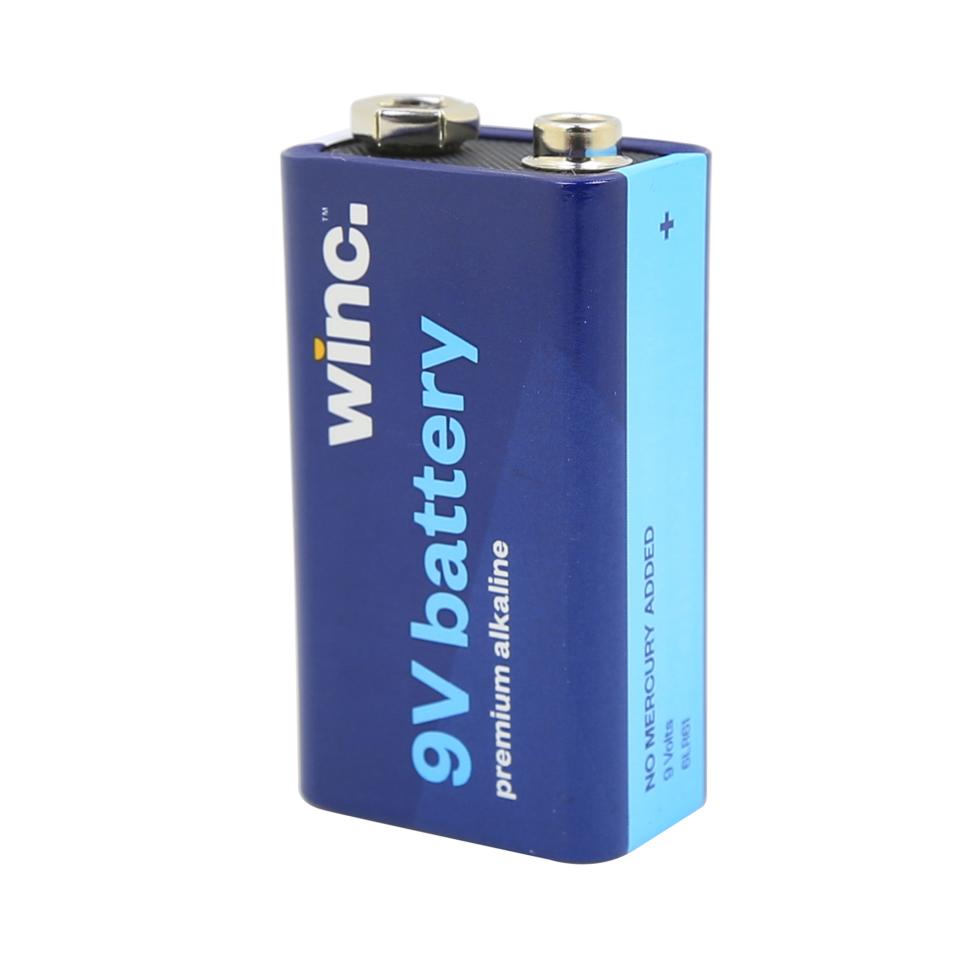 Battery 9V Premium Alkaline WINC Pack of 2